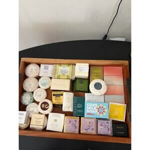 Soap Lot Of 34 Gilchrist Soames Crabtree & Evelyn Ect